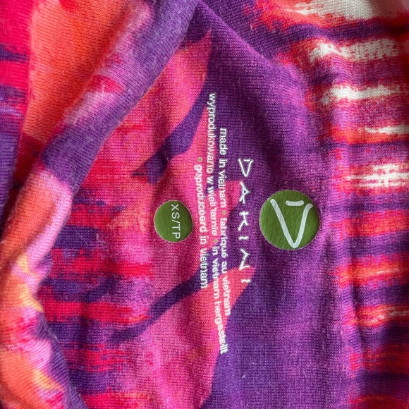 DAKINI hot pink skirt in a tie die look - Picture 3 of 4